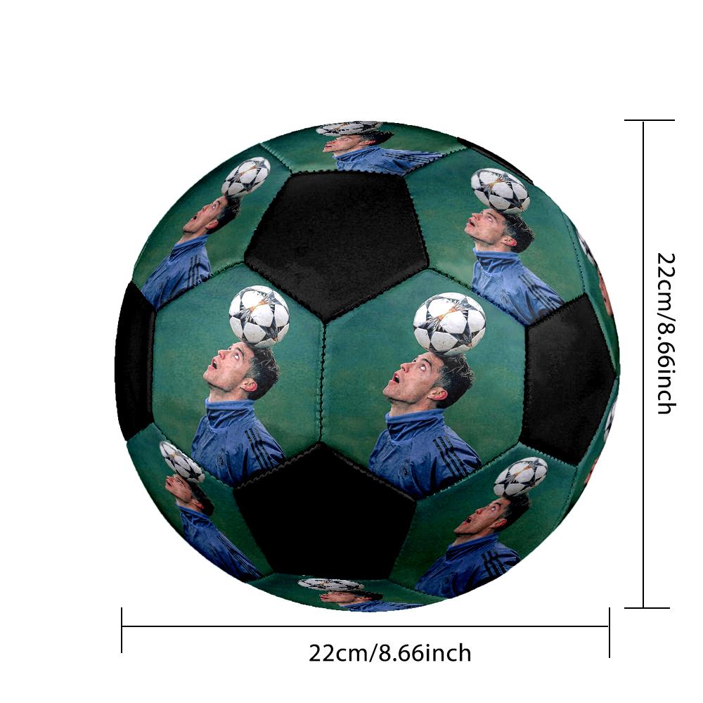C Ronaldo Hallenfußball Bunt Maschinengenäht PVC Größe 5 Teamtraining Wettkampfbereit Langlebig Hoher Rückprall Coole Sportgeschenk