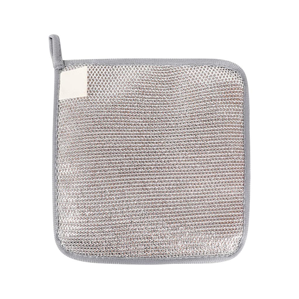 Three-layer Enlarged Hanging Rags, Kitchen Dishcloths, Non-sticky Grease, Household Wire Rags, Gloves