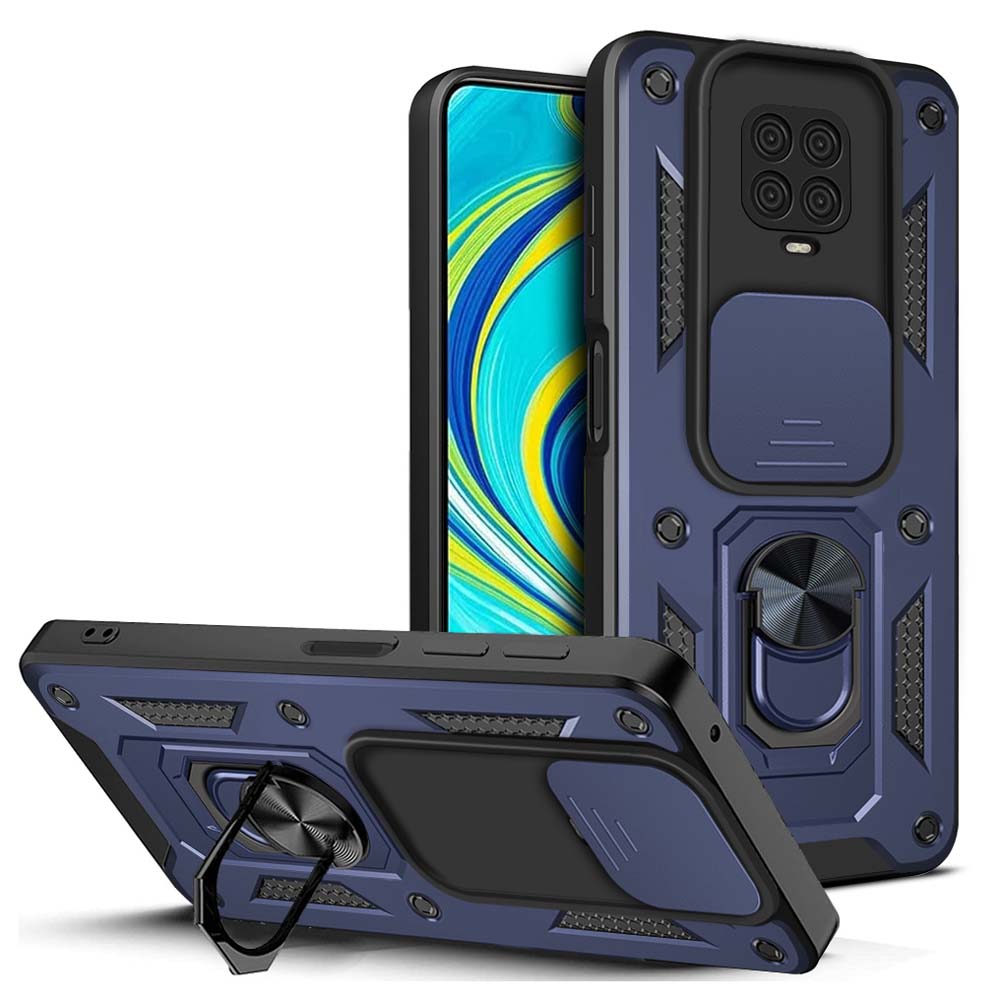 Shockproof Armor Case For Redmi Note 9s 9Pro Max Car Holder Phone Cover Camera Lens Protection Fundas For Redmi Note9