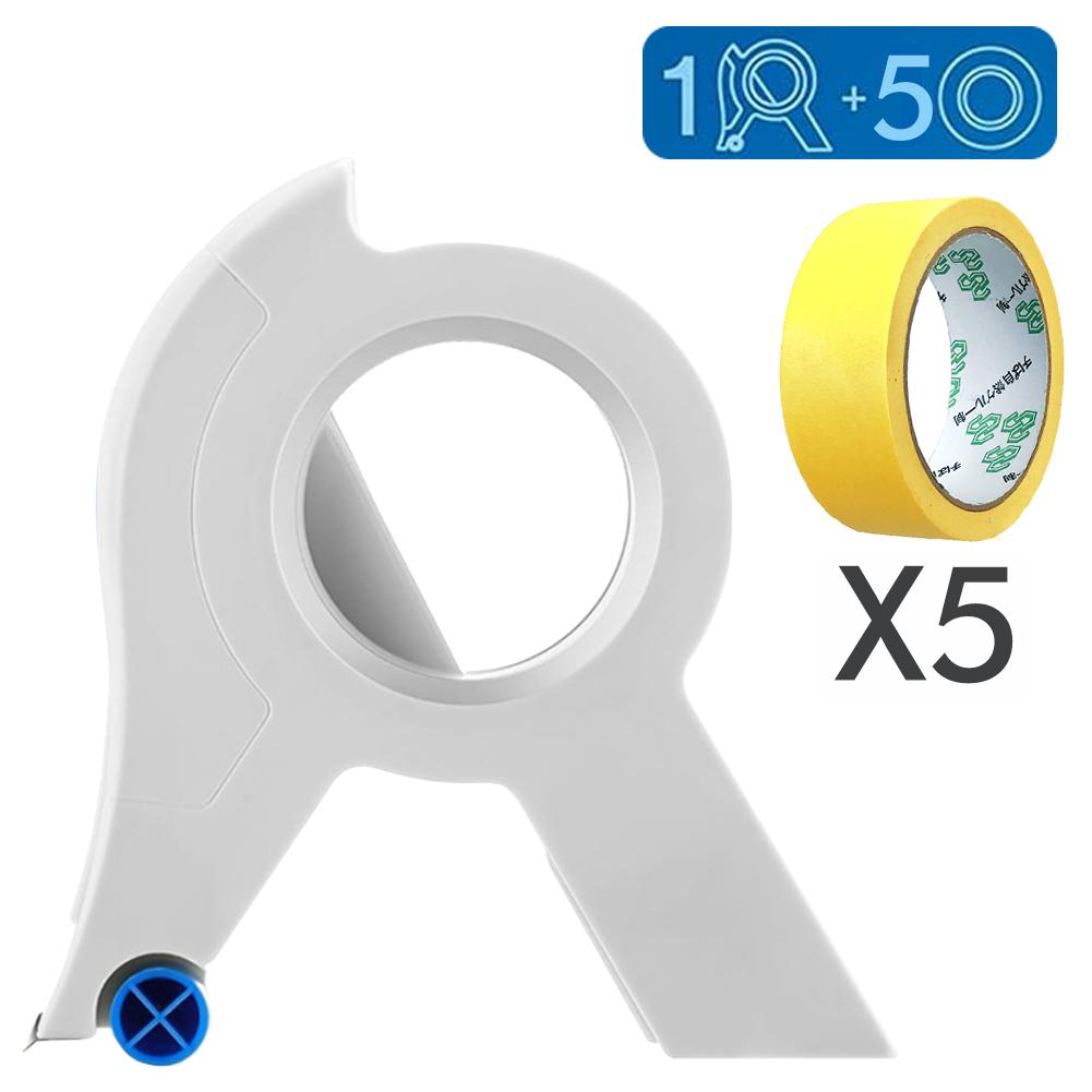 New Painter Masking Tape Applicator Dispenser Machine Adhesive Tape with Tape Cutting Tool for Repair and Beautify Crack in Tile