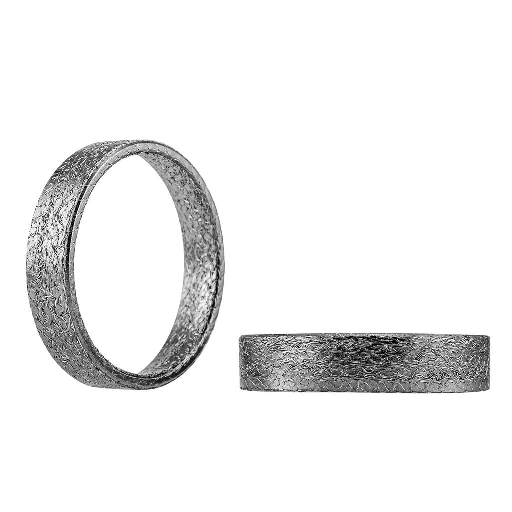 Těsnění výfuku Mofun Harley Big Twin a model Sportster, Dyna, Touring Softail 1984-2024, 2 páry drátěných a grafitových