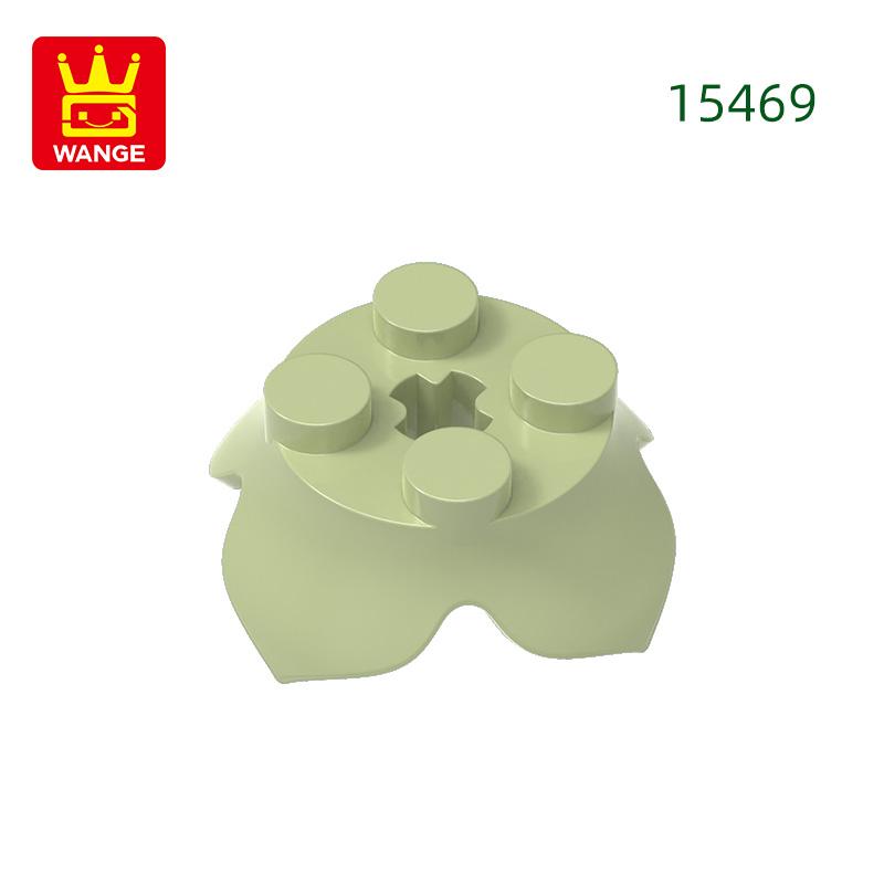 Non-Toxic 87Pcs/Lot 15469Flower Base With 4 Holes Building Blocks Moc Accessories Compatible With Assembles Bricks Children Toys Gi