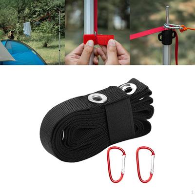 Tent Awning Extension Belt Camping Lanyard Clothesline Campsite Storage Rope for BBQ