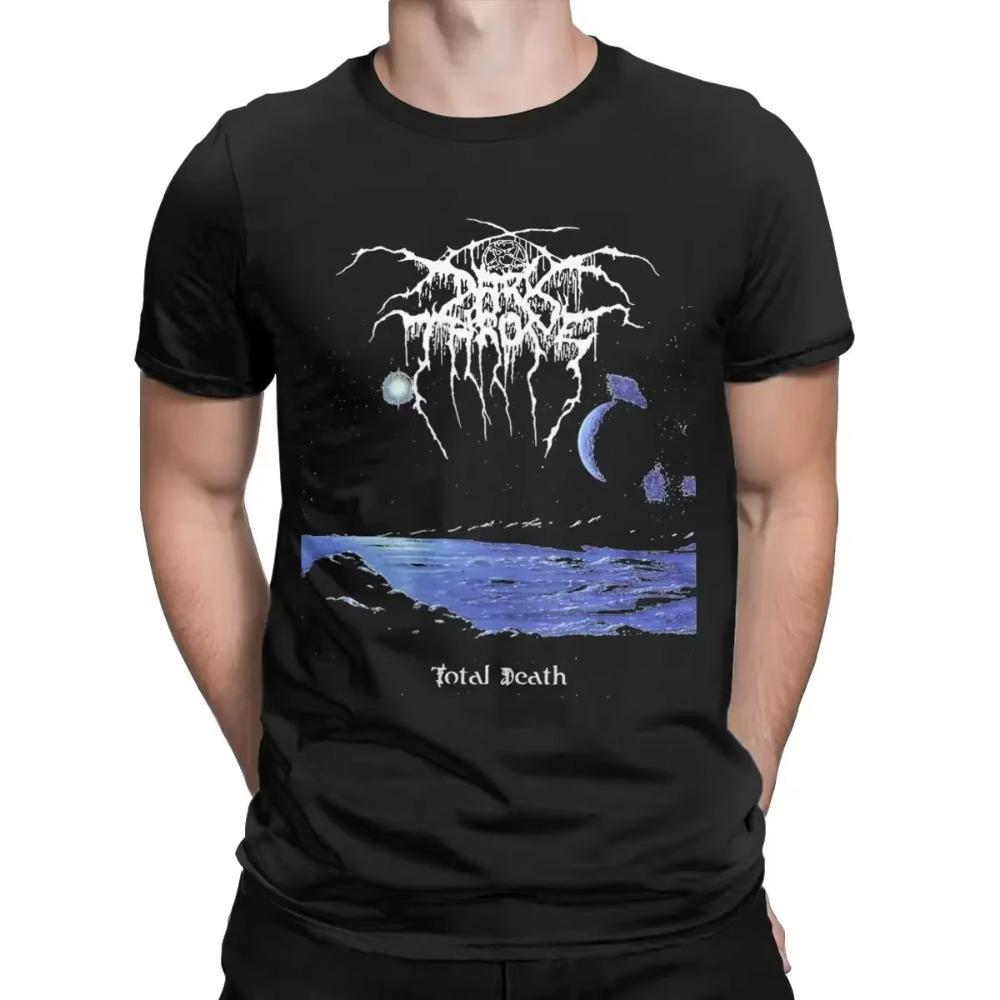 Men's Darkthrone T Shirts Pure Cotton Clothes Cool Short Sleeve Round Neck Tee Shirt Printing T-Shirt