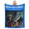 DND D&D Dragon Retro Super Warm Blanket Children Plush Throw Blanket Graphic Couch Bed Flannel Bedspread Sofa Bed Cover
