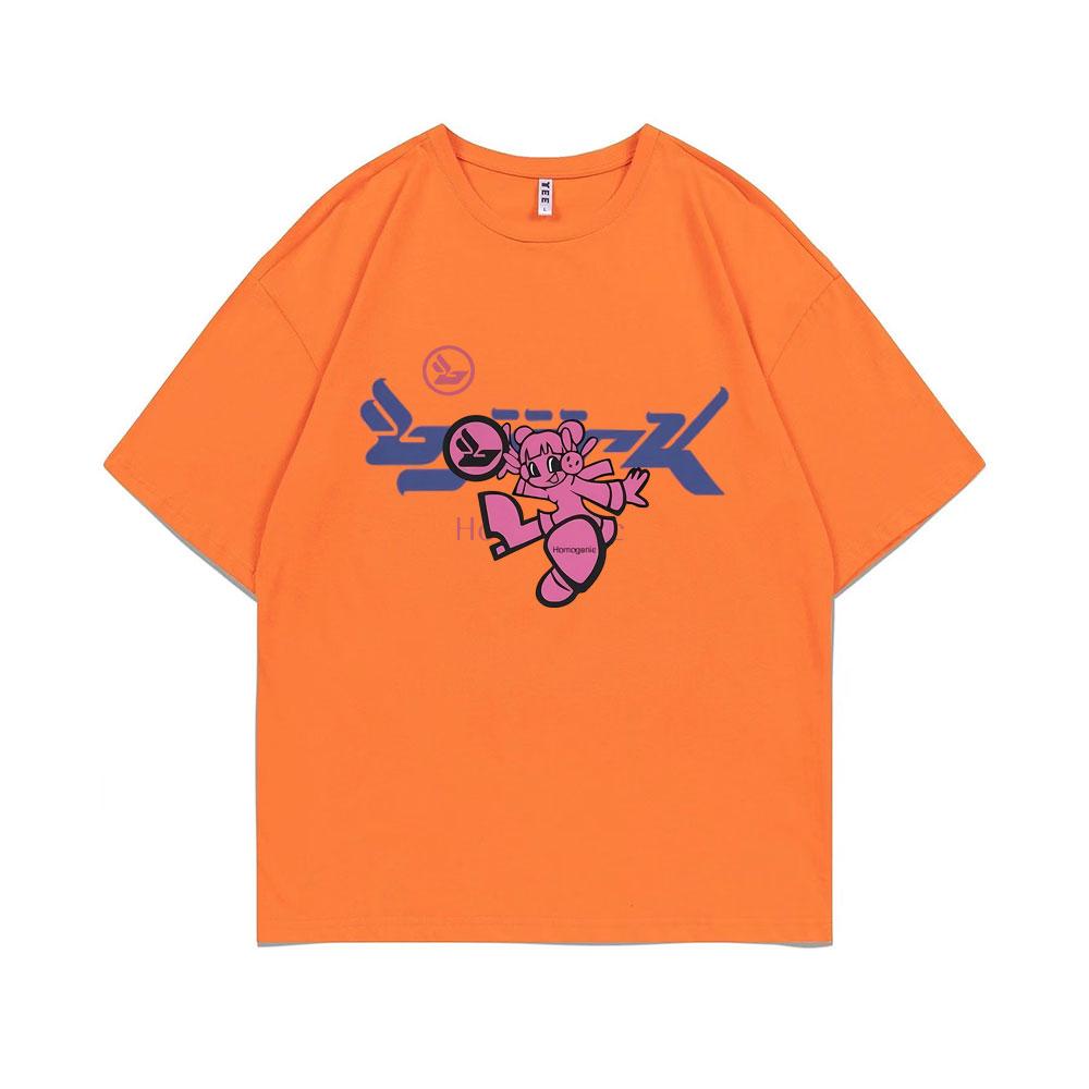 Bjork Homogenic Fly Girl Grafikdruck T-Shirt Herren Lässig Reine Baumwolle O-Ausschnitt T-Shirt Männer Frauen Mode Vintage Übergroße T-Shirts