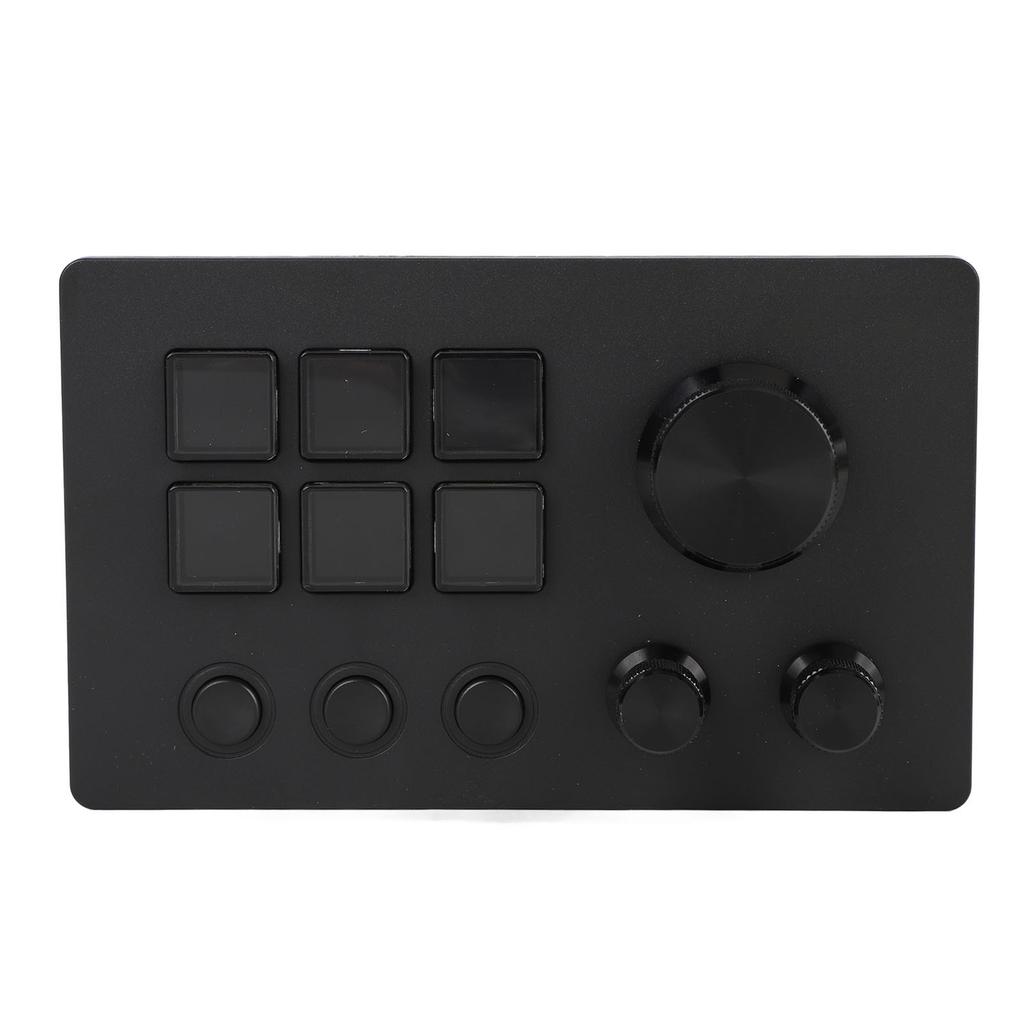 Visuelle Tastatur mit Drehreglern 6 Tasten LCD Benutzerdefinierte Taste Visuelle Tastatur für OBS für Twitch für OS X PC