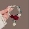Vintage Lily of the Valley Tassel Ponytail Hairpin Clasp