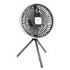 Camping Fan with Tripod Stand and Light USB Rechargeable Battery Operated Portable Camping Cooling Fan for Home Outdoor