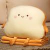 Toast Plush Pillow Blanket Duo For Office Napping And Relaxation