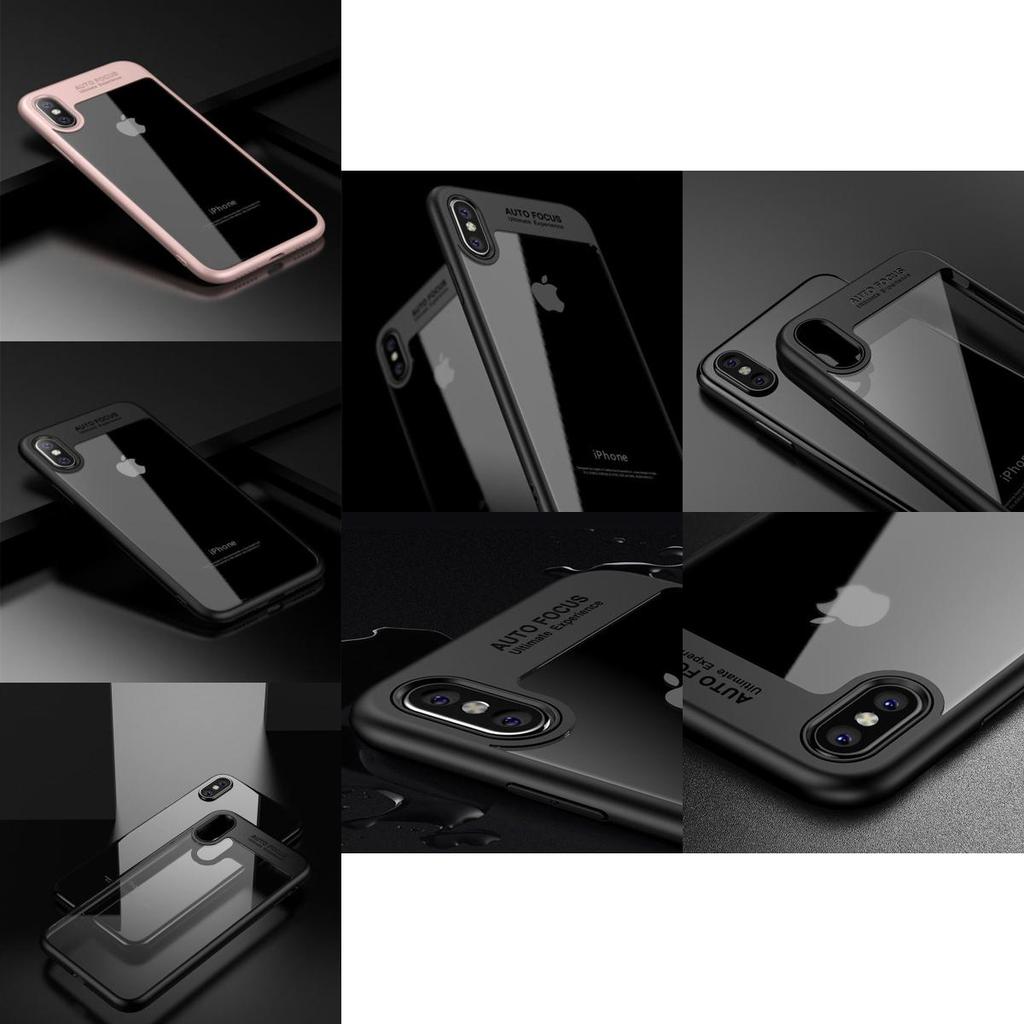 X For Iphone 8 7 6s Plus 10 Luxury Ultra Slim Clear Shockproof Bumper Cover Case