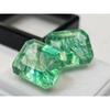 Natural Emerald Colombian Green 20-21 Ct Emerald Cut Pair Fabulous Gemstone