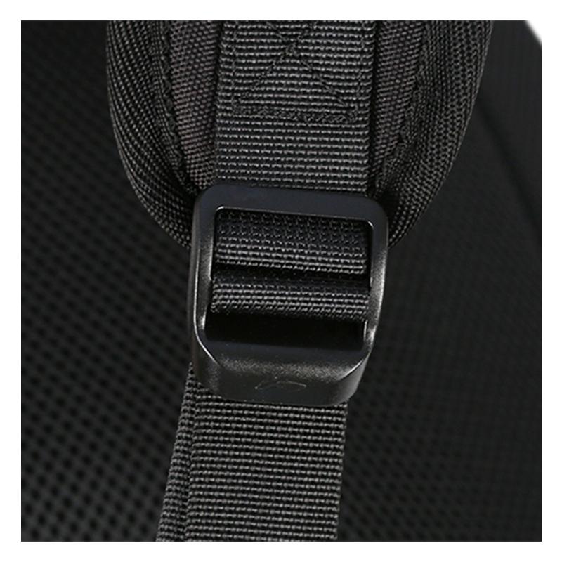 Li-Ning Large Capacity Fashionable Versatile Polyester Backpack Unisex Backpack Off-White Black YBSU167-6A13