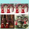 Whimsical Long Hat Christmas Hanging Doll Ornament Soft Plush For Kid's Room