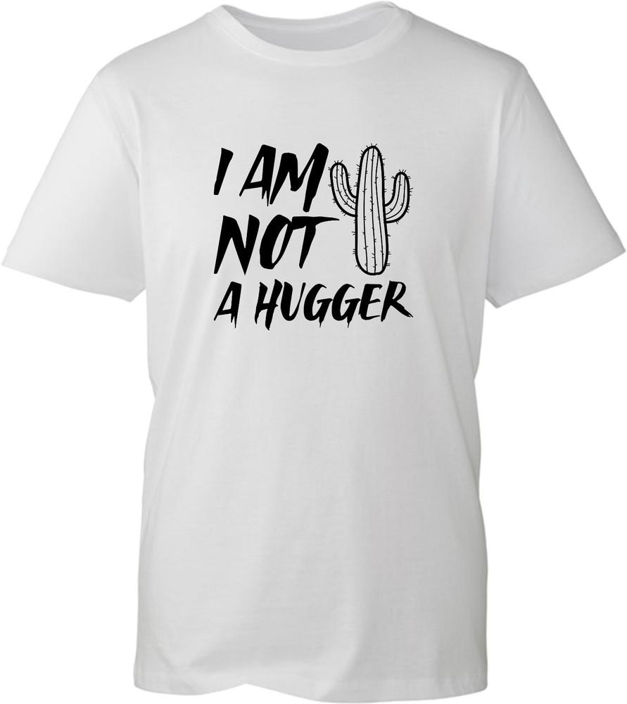 I Am Not A Hugger Cactus Tshirt Funny Introvert Social Distance Unisex Gift Top