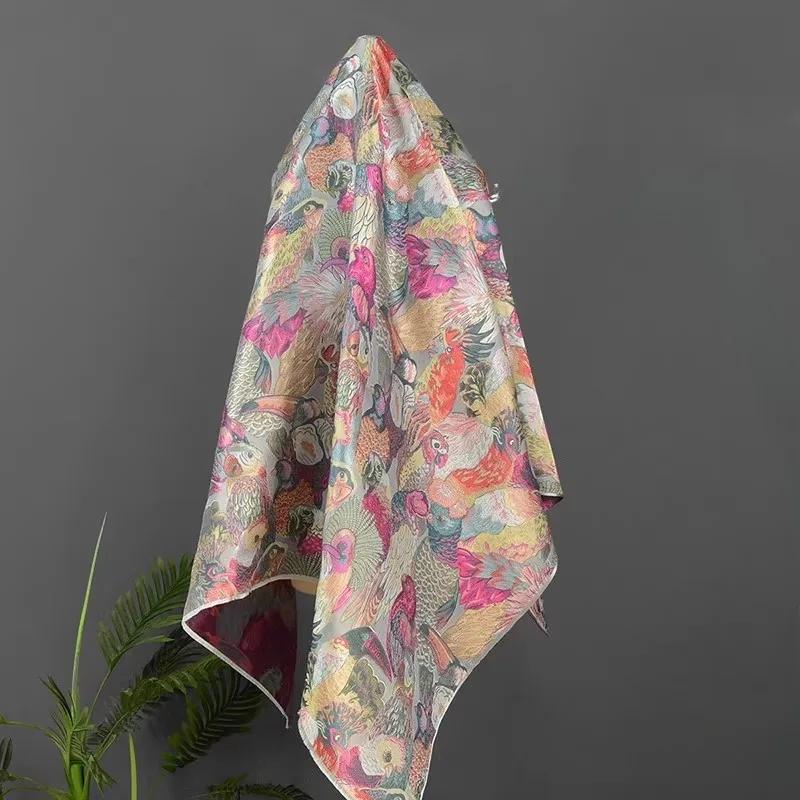 

50x145см Жаккардовая Ткань Цветной Попугай Тяжелая Промышленность Парча для Шитья Женских Платьев Сунцзинь Жилет Дизайнерские Ткани для DIY 50x145cm