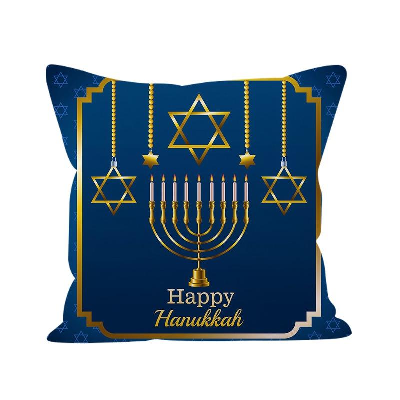 Thanksgiving Art Print Pattern Home Decor Pillowcase Bedroom Living Room Sofa Decoration Polyester Cushion Cover With Zipper