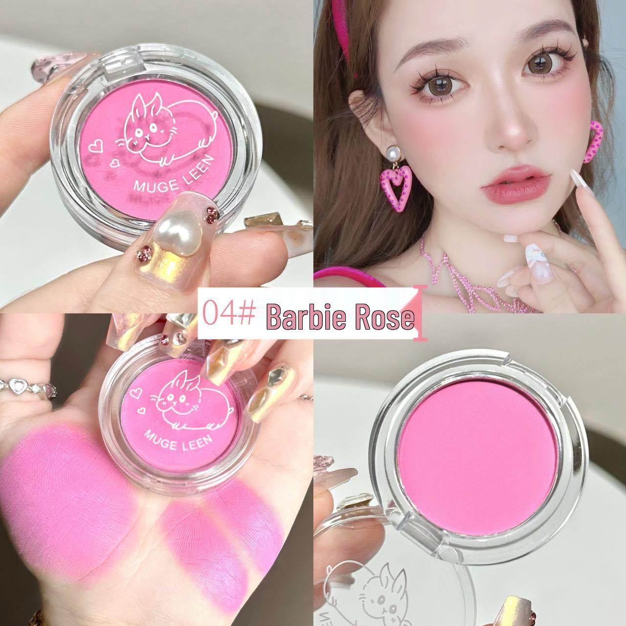 

Монохромные кремовые румяна клубнично-розового оттенка - Матовые, Натуральный нюдовый, Осветляющие кожу, Хайлайтер для повседневного макияжа для энергичного, нежного образа