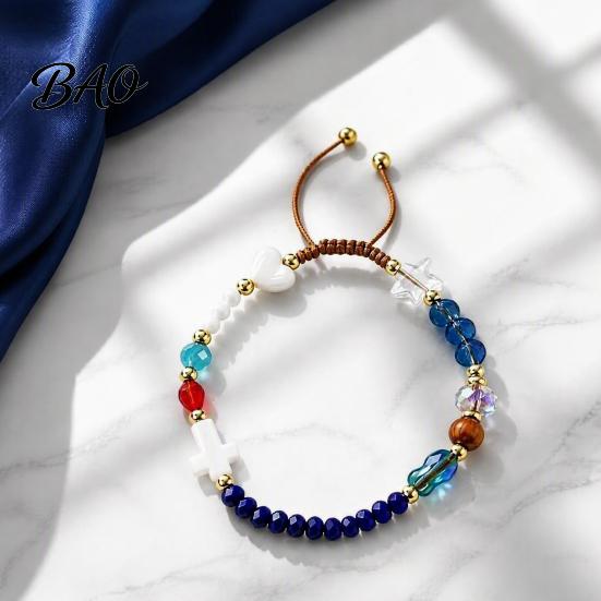 Inspirational Faith Keepsake Handmade Story of Jesus Bracelet, Adjustable Braided Rope Beaded Handcrafted Religious Bracelet Christian Jewelry, Gifts