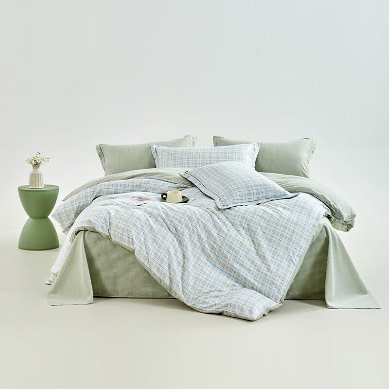 

Muji Yarn-dyed Double Gauze Four-Piece Bedding Set