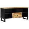 TV Cabinet 100x33x46 cm Solid Wood Mango & Engineered Wood