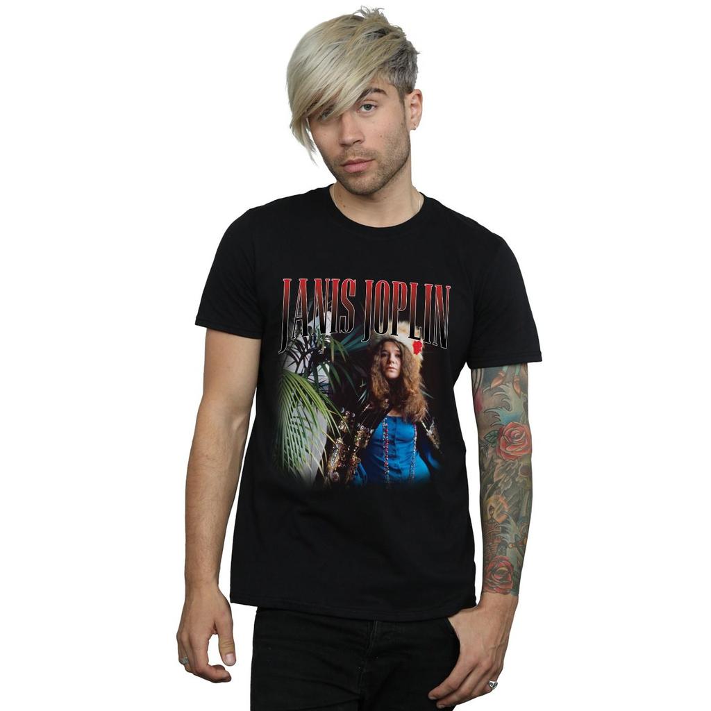 Janis Joplin Mens Baron Homage T-Shirt