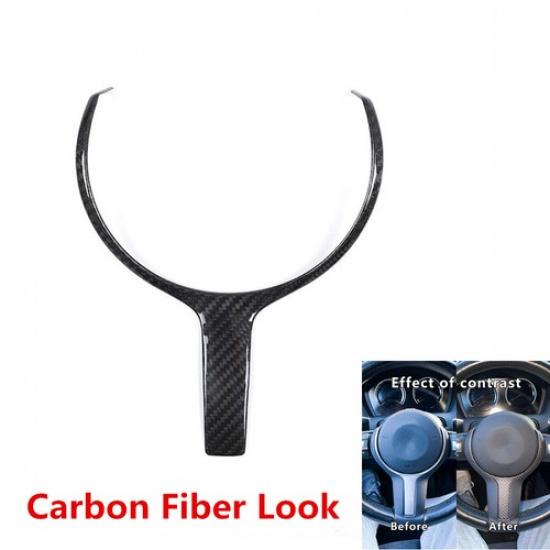 

Gloss Carbon Fiber Look Steering Wheel Trim For BMW(M-Sport) F10 F06 F12 F13 F32