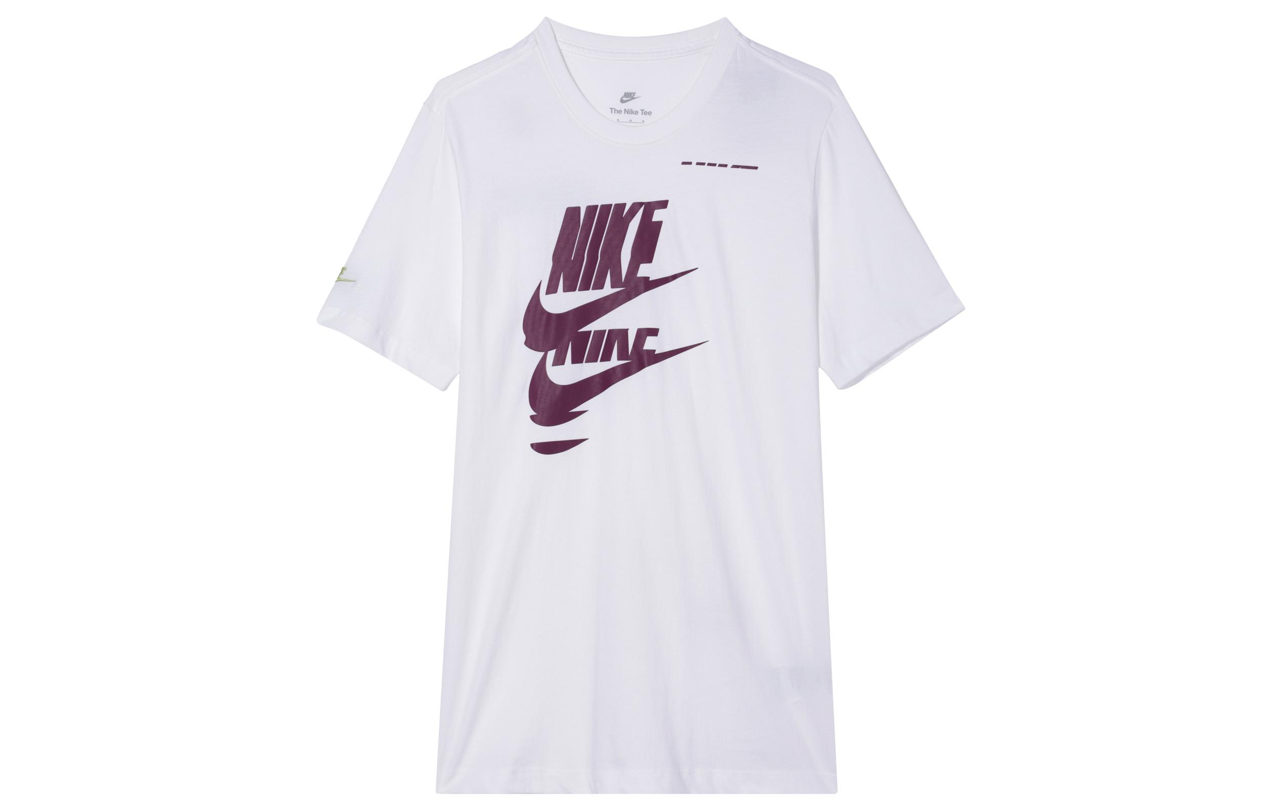 

Nike T Shirts Men s White Crew Neck Moderate DM6378-100 XL