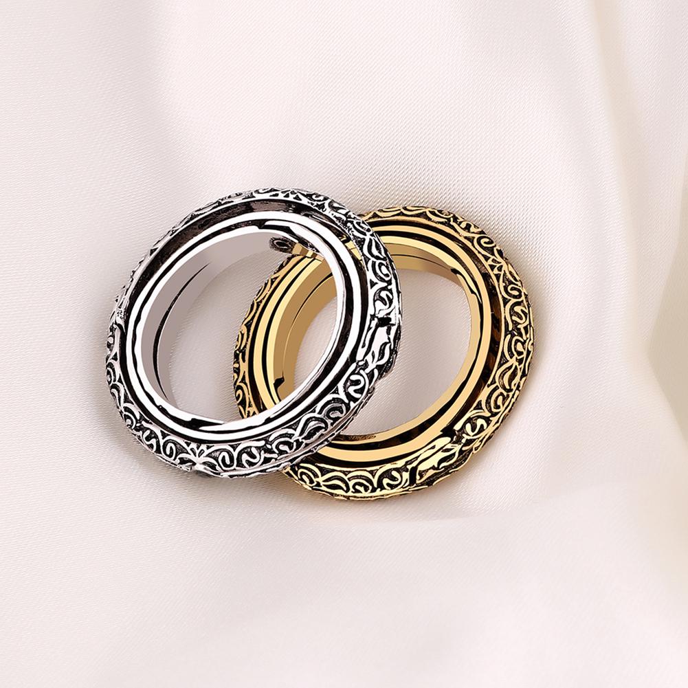 Groovy Over Ball Universe Shape Unisex Vintage Finger Ring Couple Jewelry Gift