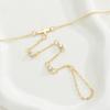 Fashion Simple Gold Color Hand Chain for Women Vintage Elegant Cross Charm Zircon Bracelets Holiday Daily Wear Jewelry Gifts New