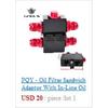 PQY - Oil Filter Cooler Sandwich Plate Adapter M20*1.5 and 3/4-16 Universal Oil Adapter Car Meter PQY6722