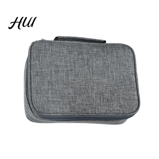 Portable Pencil Case 72-Slot Sketch 3-Layer Oxford Storage Pouch for Coloring Compact Travel Pens And Art Supplies Stationery Organizer Students