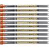 Pilot Ballpoint Pen Gel Timeline Gel BLGS510B Refills, Ink, Compatible, 0.5mm, Black, 10-Piece Set,