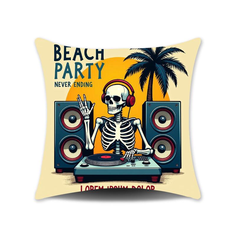 Neue Amerikanisch-Mexikanische Stil Kissenbezüge Bunte Karnevalsblume Totenkopf Sofa Dekorative Kissenbezüge