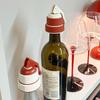 Bouchon de Vin sous Vide Bouchon de Bouteille de Vin Réutilisable avec Indicateur de Date Bouchon à Levier Wine Saver Étanchéité Hermétique pour Stockage Horizontal au Réfrigérateur