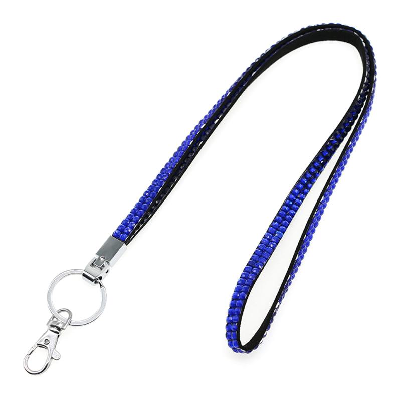 Strong Rhinestone Card Holder Lanyard with Advanced Tensile Durability for School Events and Office Staff