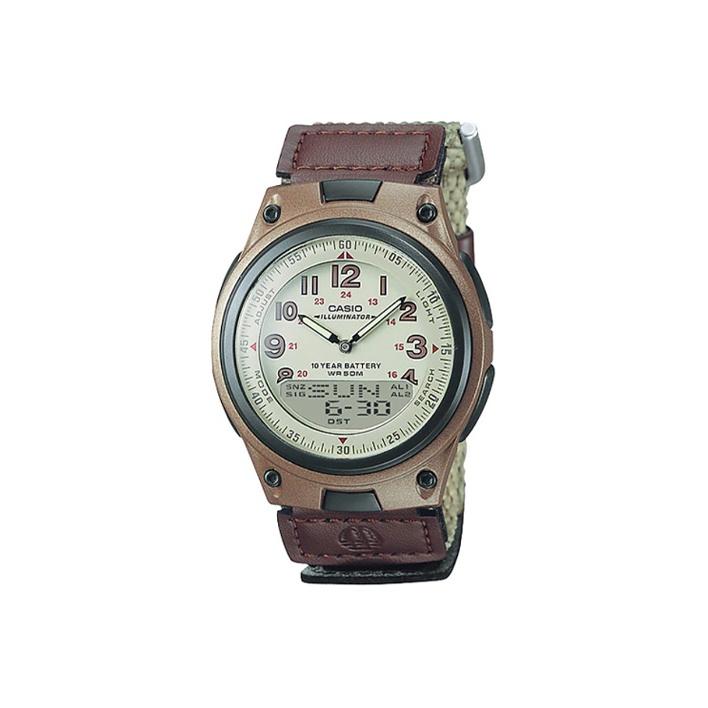 CASIO Men G-SHOCK White Watch AW-80V-5BVD AW-80V-5BVD Brown Watch Case