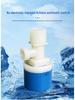 Fully Automatic Blue & White Plastic Water Level Control Valve with 4-Point Side Inlet for Water Tanks