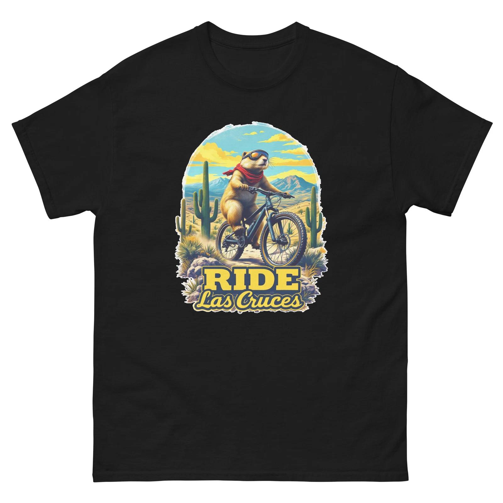 Ride Las Cruces Prairie Dog Fun USA Bike Cycling Animal T-Shirt M