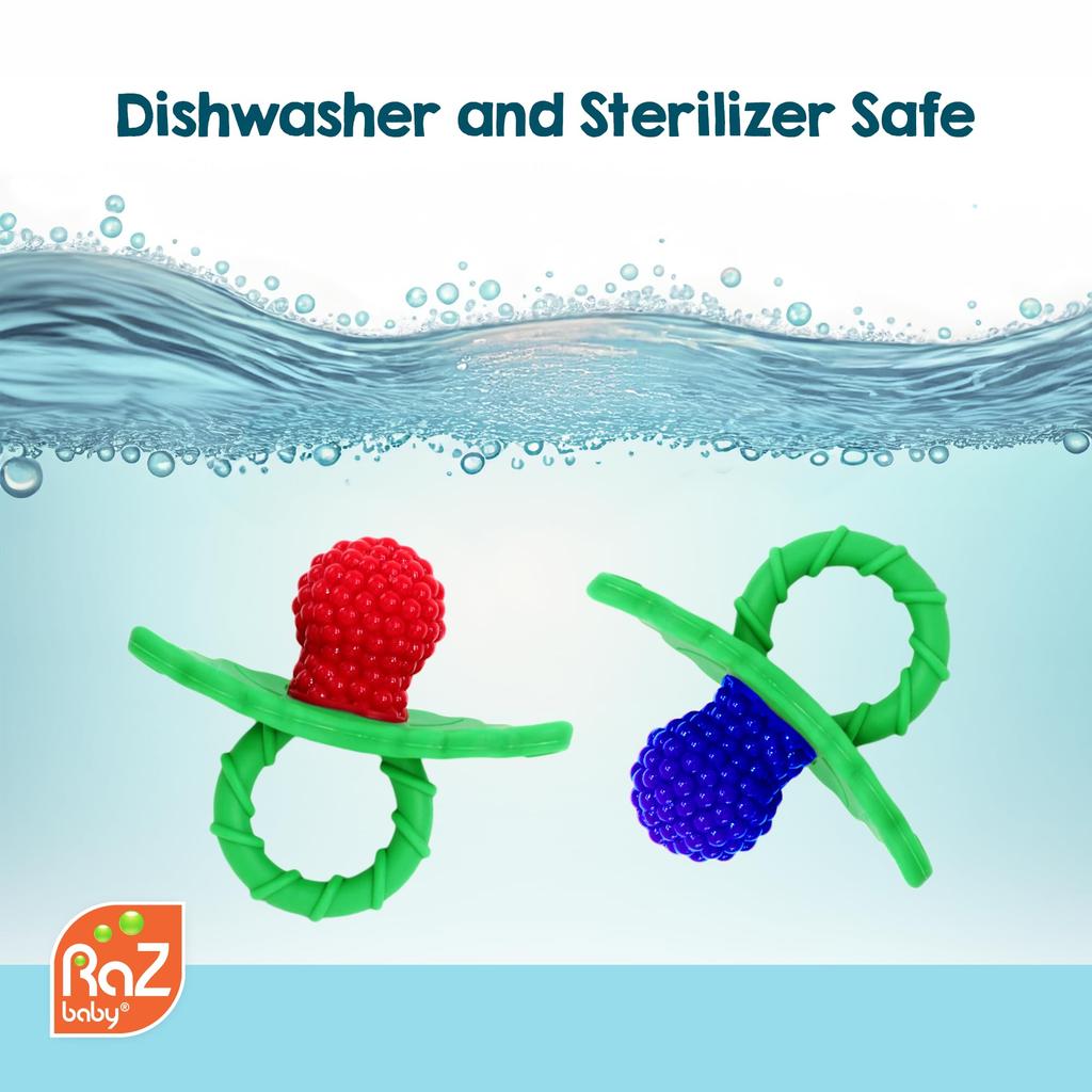 RaZbaby Raspberry Teether Strawberry Teether [Product]