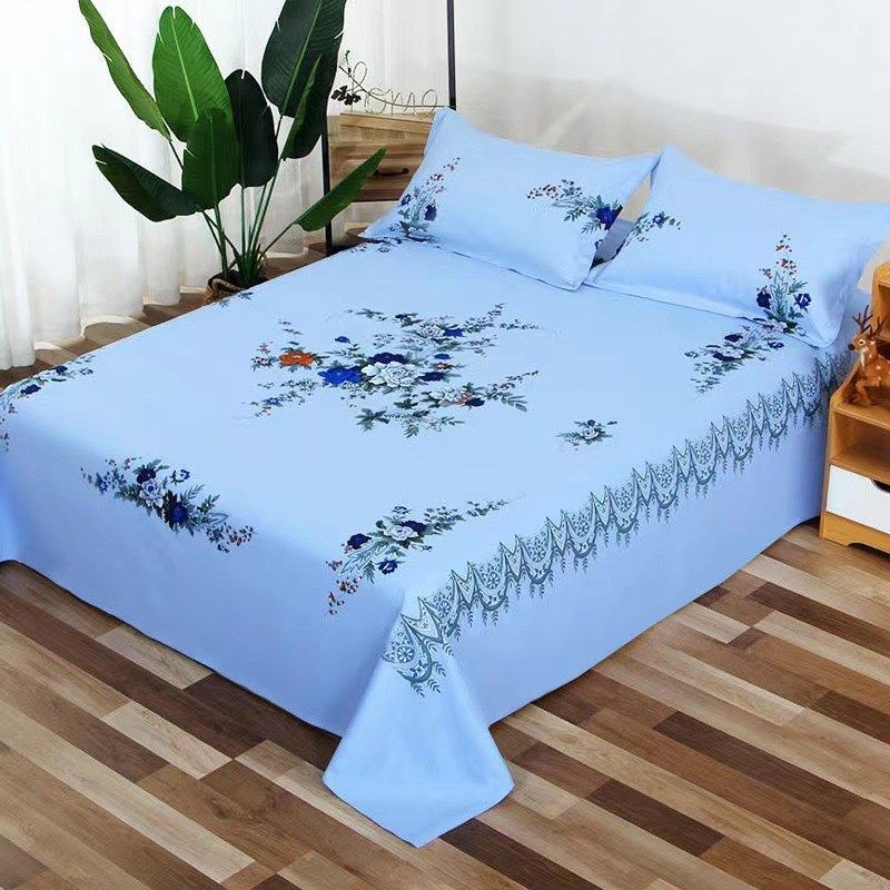

Shanghai Traditional Vintage Bed Sheets Quilt Cover Four-Piece Set Dormitory Bed Sheet 110x 200cm Bed Sheets National powder