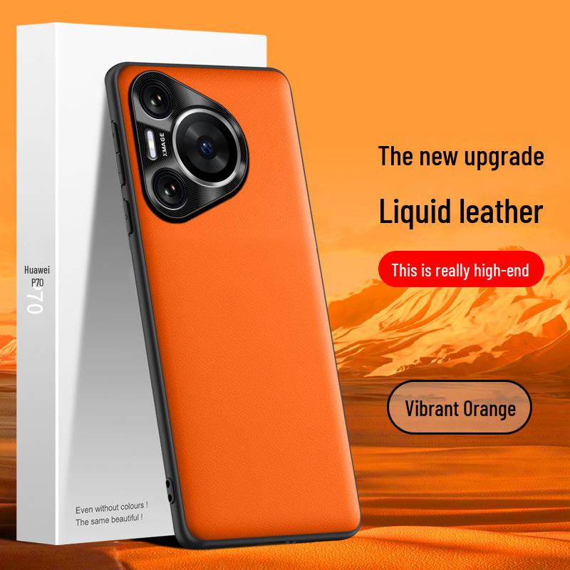 Huawei Pura70 Flüssigleder Anti-Sturz Handyhülle - Einzelversand
