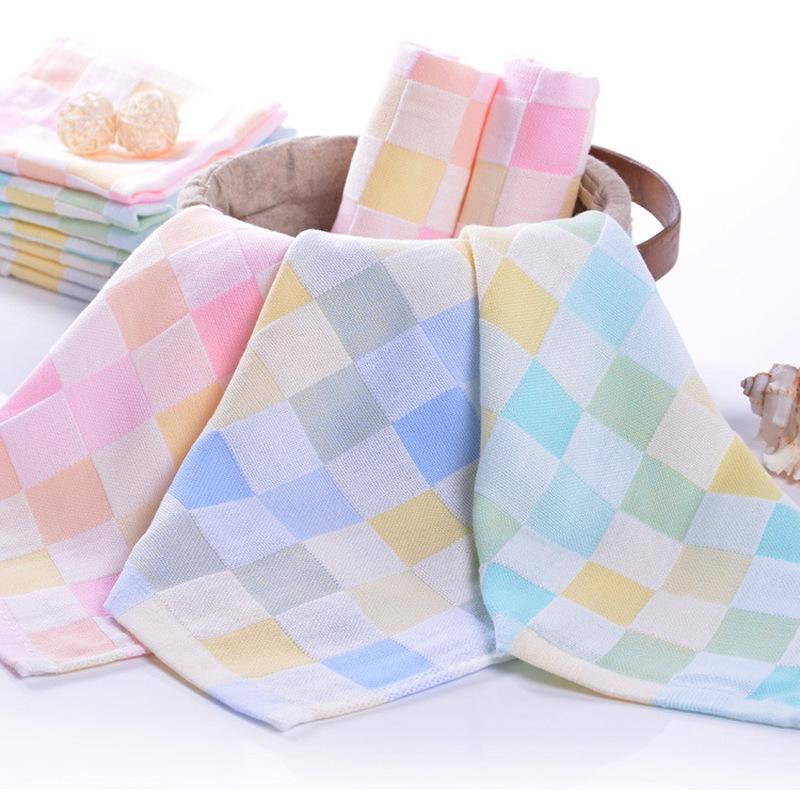 Soft Baby Infant Small Bath Towel Newborn Absorbent Drying Washcloth Feeding Cloth Random Color