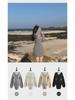 Korean Chic V-Neck Knitted Sweater Dress: Sexy Cross-Detail Hip Skirt for Spring & Autumn