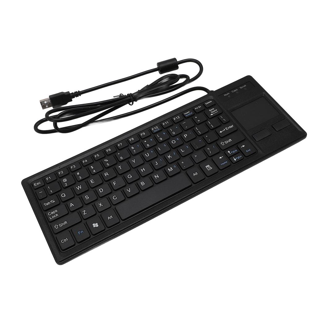 Mechanical USB Keyboard Water Resistant Integrated Touch Industrial Keyboard with Touchpad for Laptop Notebook PC