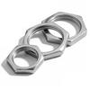 304 Stainless Steel Thin Hex Lock Nut & Washer for Faucet Pipe Thread Connection.