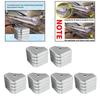 Pontoon Corner Caps Protective Accessories Professional Aluminum High Performance Deck Corner Caps for 90 Rounded Corners