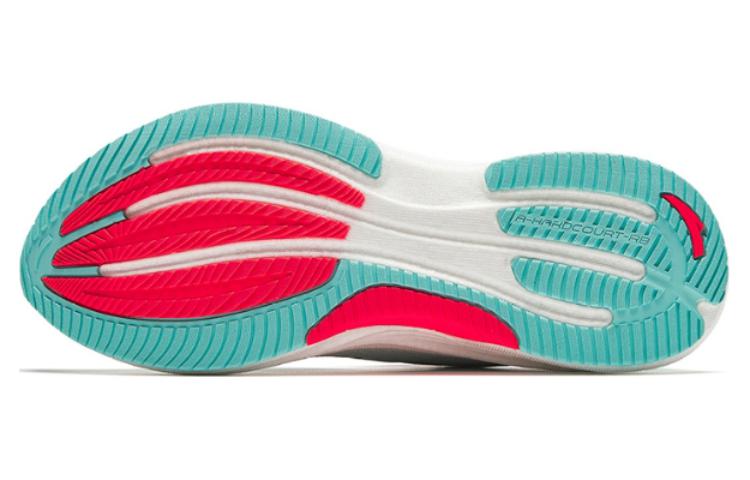 Men's Sneakers Anta Cushioning, Wear Resistant Low Top Running Shoes Men's White Cyan Black