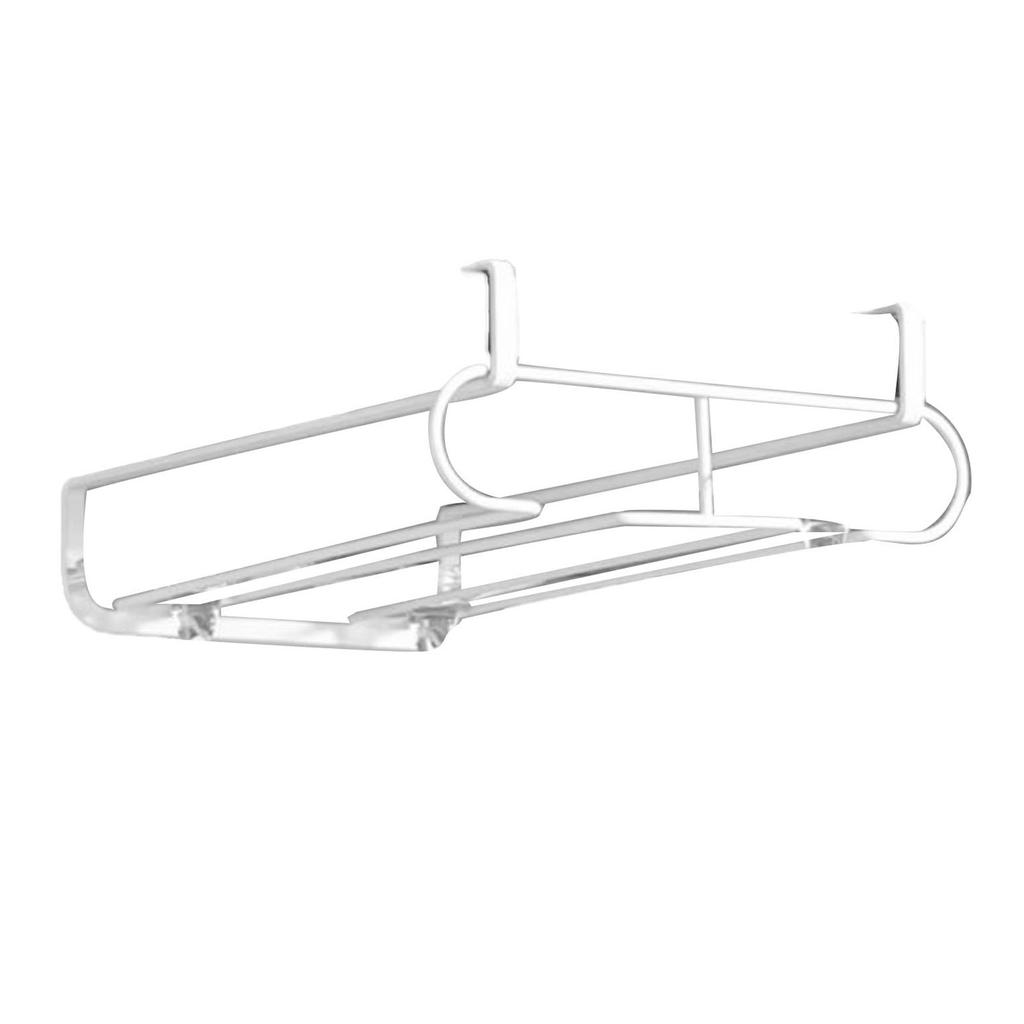 Cabinet Wine Glass Rack Hole Free Multifunctional Metal Wine Glasses Storage Hanger