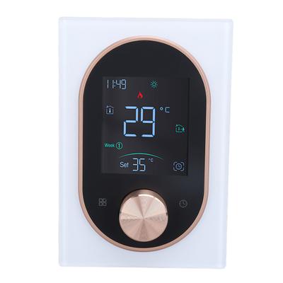 Smart Color Thermostat APP Programmable Touchscreen Knob Control Smart Temperature Controller AC